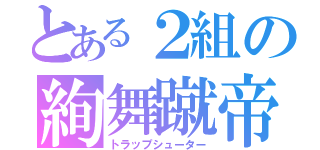 とある２組の絢舞蹴帝（トラップシューター）