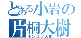 とある小岩の片桐大樹（ポンコツ人間）