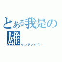 とある我是の雄（インデックス）