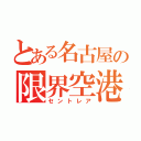 とある名古屋の限界空港（セントレア）