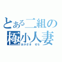 とある二組の極小人妻（おかざき せな）