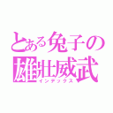 とある兔子の雄壯威武（インデックス）