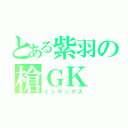 とある紫羽の槍ＧＫ（インデックス）