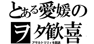 とある愛媛のヲタ歓喜（アサルトリリィを放送）