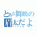 とある舞鶴の眉太だよ（ノットどＭ）