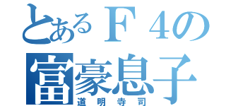 とあるＦ４の富豪息子（道明寺司）