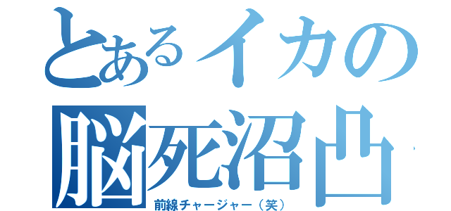 とあるイカの脳死沼凸（前線チャージャー（笑））