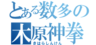 とある数多の木原神拳（きはらしんけん）