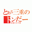 とある三重のドンだー（太鼓のガチ勢）