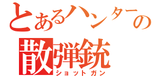 とあるハンターの散弾銃（ショットガン）