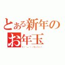 とある新年のお年玉（\\（＾＿＾）／ガッハッハ）