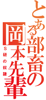 とある部畜の岡本先輩（Ｓ研の奴隷）