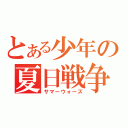 とある少年の夏日戦争（サマーウォーズ）