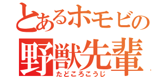 とあるホモビの野獣先輩（たどころこうじ）