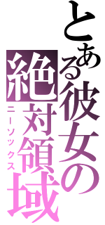 とある彼女の絶対領域（ニーソックス）