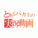 とあるバカ主の実況動画（ロボクラ）