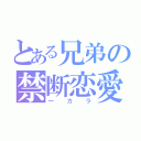 とある兄弟の禁断恋愛（一カラ）