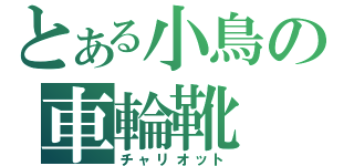 とある小鳥の車輪靴（チャリオット）