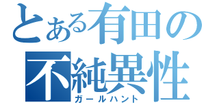 とある有田の不純異性交遊（ガールハント）