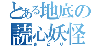 とある地底の読心妖怪（さとり）