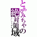 とあるみちゃの絶対領域（ニーソックス）