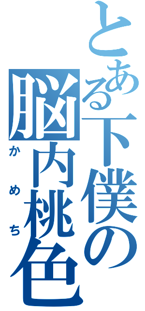 とある下僕の脳内桃色放送（かめち）