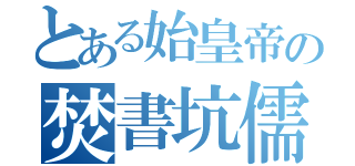 とある始皇帝の焚書坑儒（）