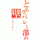 とあるバレー部の壁（ブロッカー）