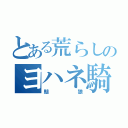 とある荒らしのヨハネ騎士（黯狼）