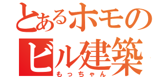 とあるホモのビル建築（もっちゃん）