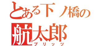 とある下ノ橋の航太郎（プリッツ）