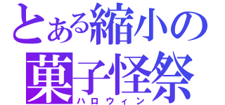 とある縮小の菓子怪祭（ハロウィン）