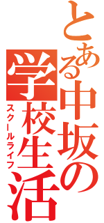 とある中坂の学校生活（スクールライフ）