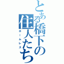 とある橋下の住人たち（ホームレス）