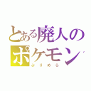 とある廃人のポケモンマスター（ぷりめら）