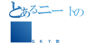 とあるニートの（ＳＫＹ勢）