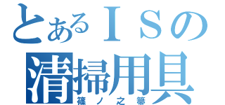 とあるＩＳの清掃用具（篠ノ之箒）