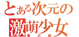 とある次元の激萌少女（俺の嫁）