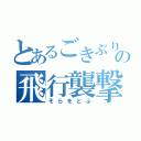 とあるごきぶりの飛行襲撃（そらをとぶ）