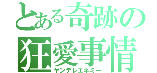 とある奇跡の狂愛事情（ヤンデレエネミー）