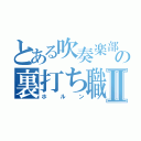 とある吹奏楽部の裏打ち職人Ⅱ（ホルン）