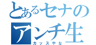 とあるセナのアンチ生活（カッスやな）