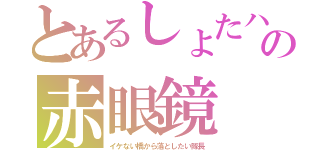 とあるしょたハンの赤眼鏡（イケない橋から落としたい隊長）