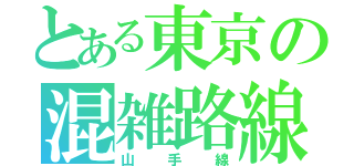 とある東京の混雑路線（山手線）