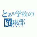 とある学校の庭球部（前 衛 さ ん）