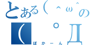 とある（＾ω＾）の（　゜Д゜）（ぽかーん）