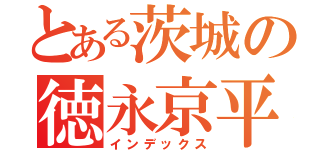 とある茨城の徳永京平（インデックス）