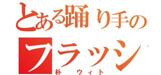 とある踊り手のフラッシュ（朴 ウィト）