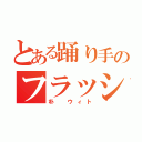 とある踊り手のフラッシュ（朴 ウィト）