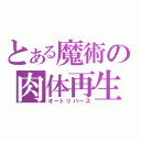 とある魔術の肉体再生（オートリバース）